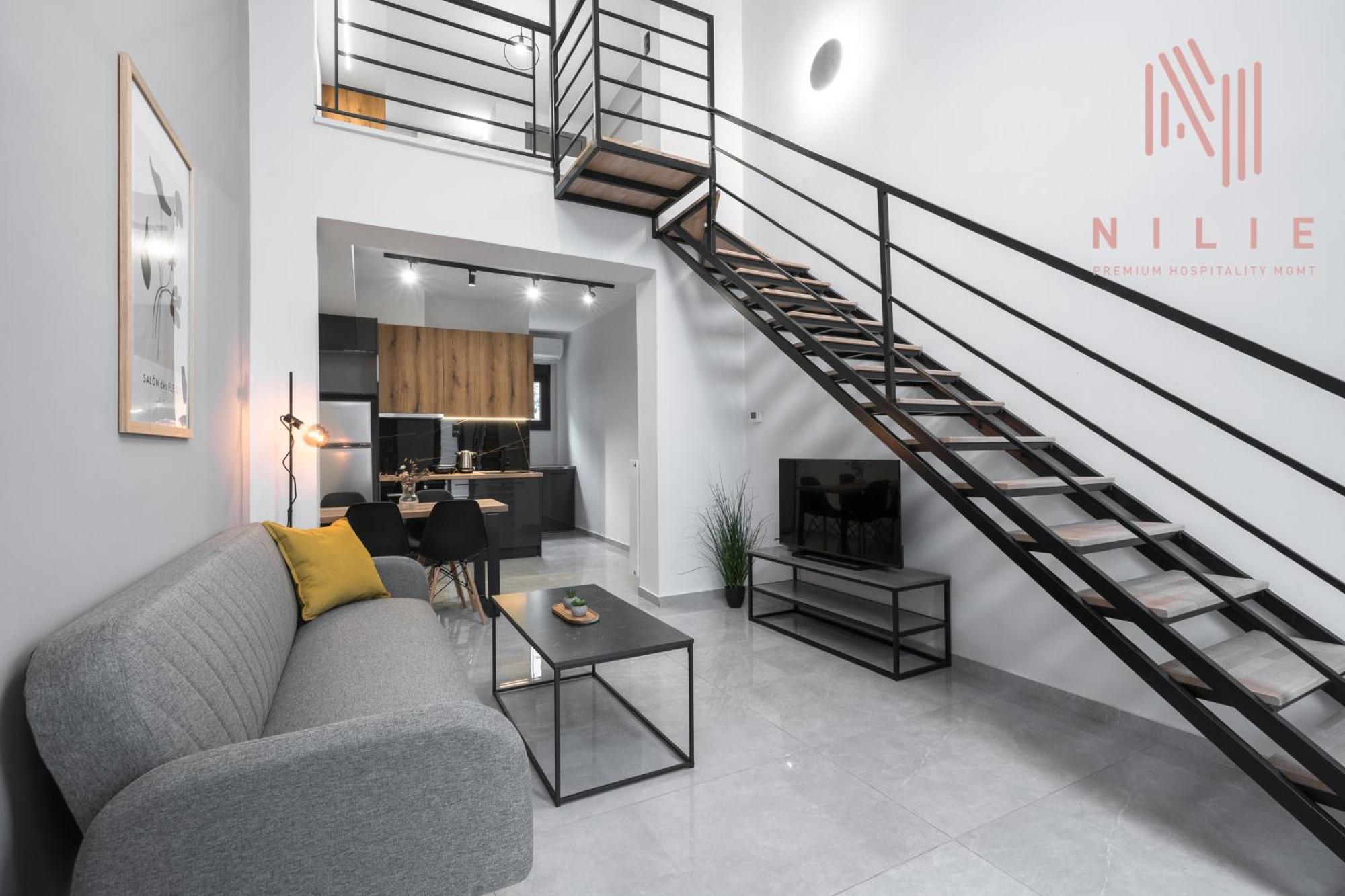 Apartament Railway Lofts, Nilie Hospitality Mgmt Saloniki Zewnętrze zdjęcie